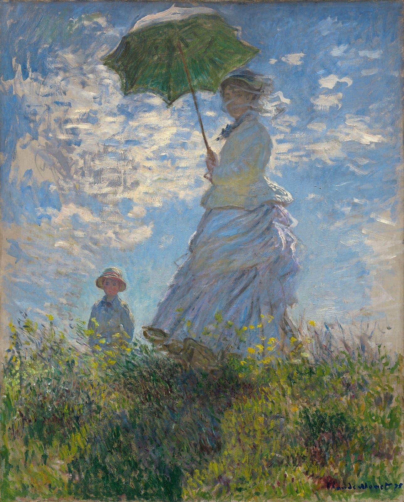 Femme à l'ombrelle